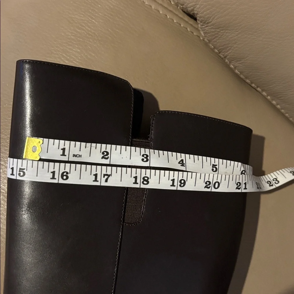 Michael Kors Leather Clara Knee High stiletto Boot Size 8.5